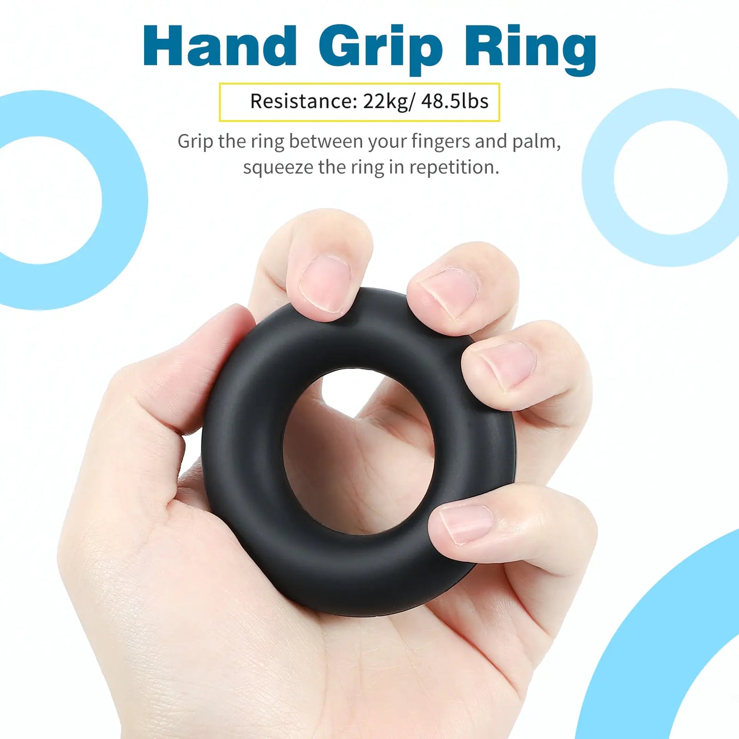 Hand Grip Strength Trainer Set – Adjustable Resistance for Stronger Hands & Forearms