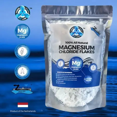 100% Pure Magnesium Chloride Flakes – Premium Bath Soak & Muscle Recovery