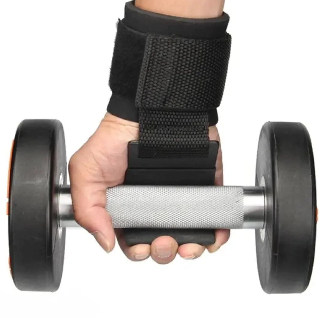 Heavy-Duty Weightlifting Hooks – Wrist Support for Deadlifts & Pulls