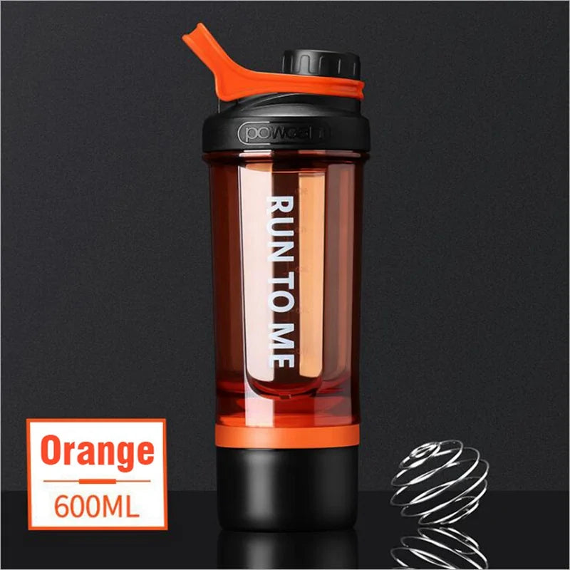 600ML Protein Shaker Bottle – BPA-Free Gym & Fitness Mixer Cup