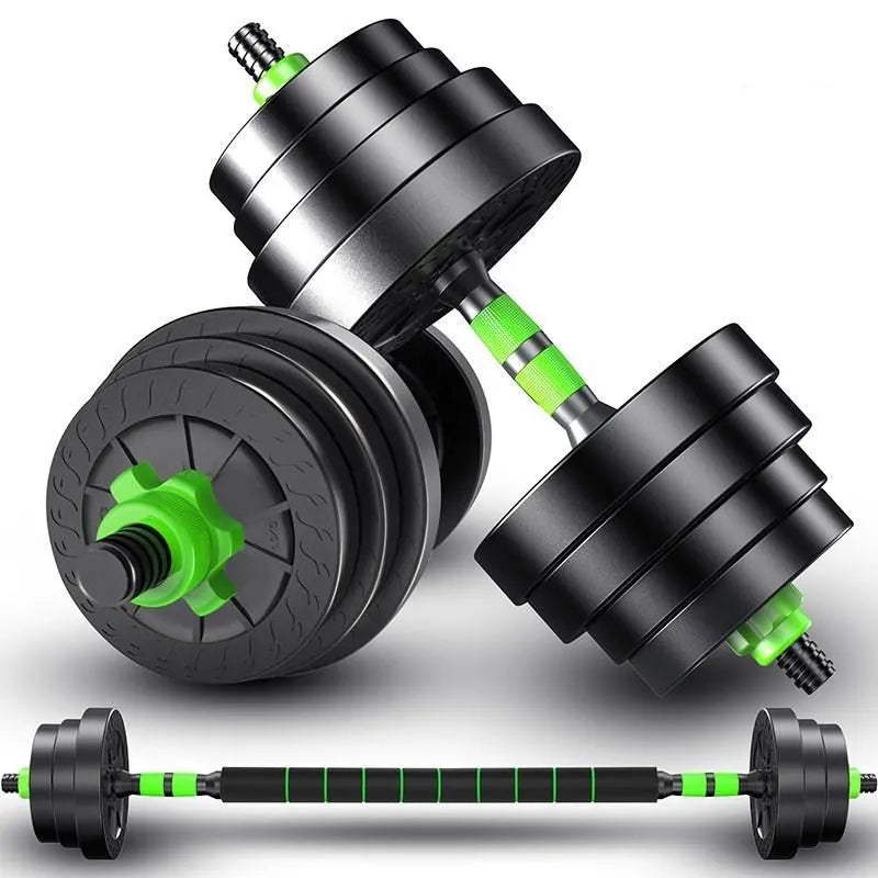 Adjustable Dumbbell & Barbell Set – 2-in-1 Home Gym Weights