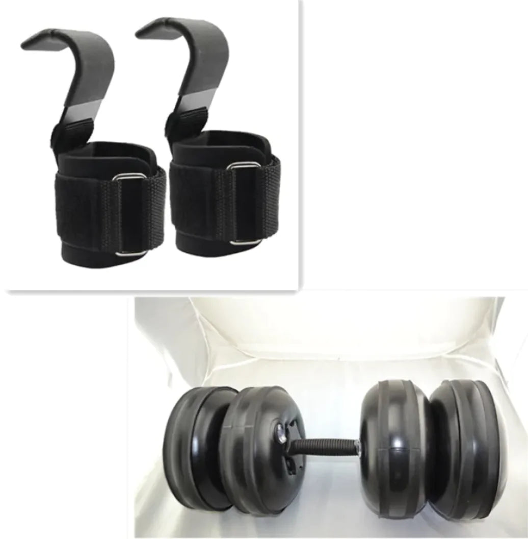 Heavy-Duty Weightlifting Hooks – Wrist Support for Deadlifts & Pulls